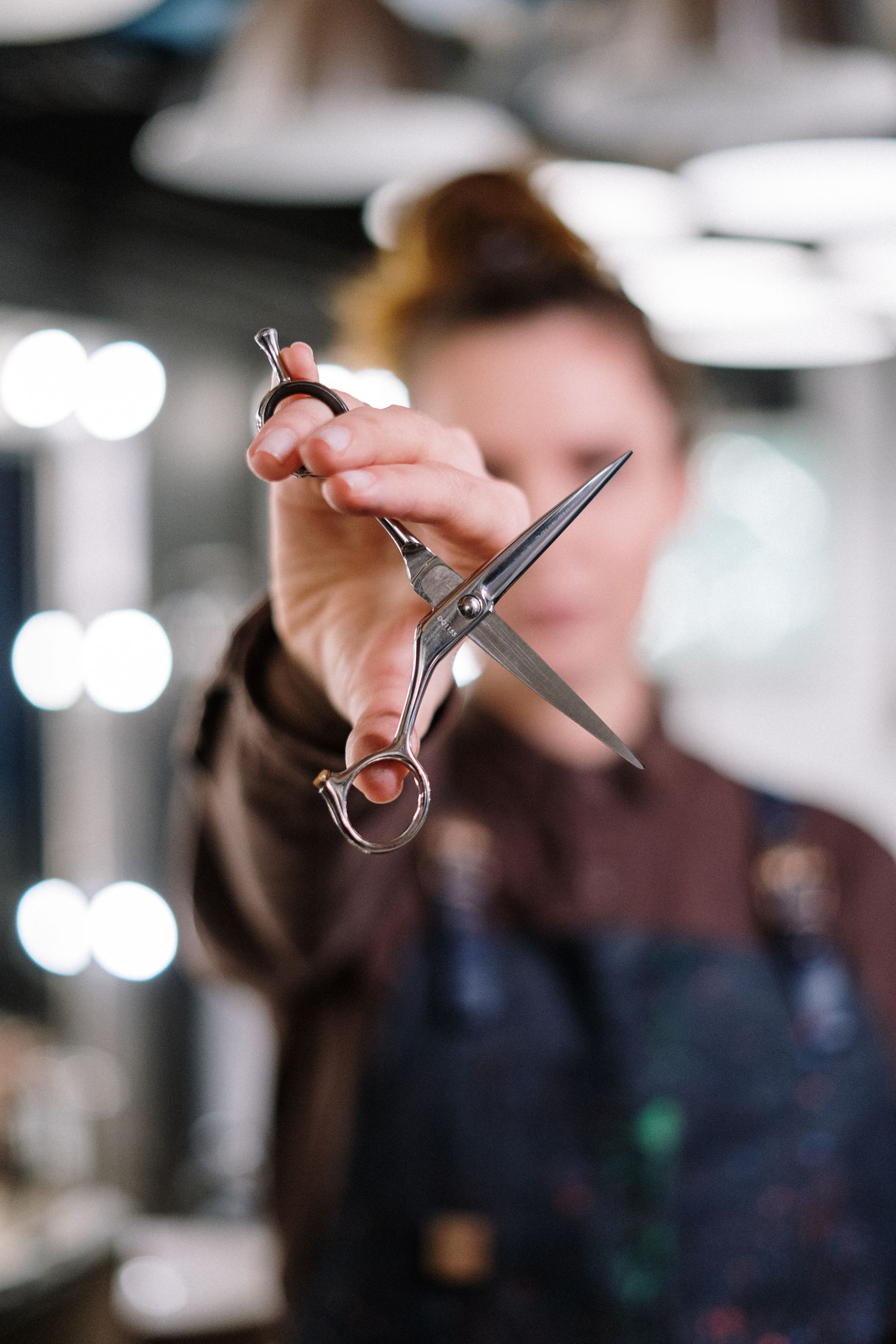 Precision haircut in progress